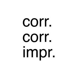 Логотип @corrimpr - Corr. Corr. Impr.