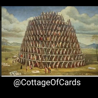 Логотип @cottageofcards - Карточная изба