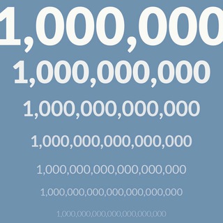 Логотип @counttoonemillion - Count To 1 Million