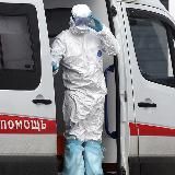 Логотип @covid13rus - Москва и коронавирус