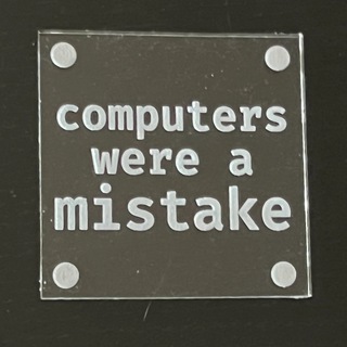 Логотип @coweram - Computers were a mistake
