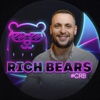 Логотип @crb_rich_bears - СRYPTO RICH BEARS|Николай Кобзарь #CRB