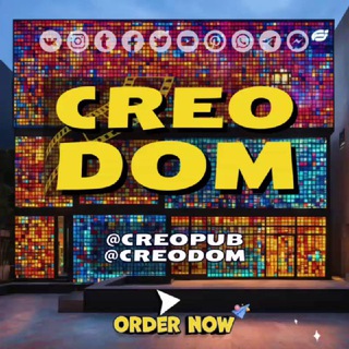 Логотип @creodom - CREO DOM - Креативы | Дизайн | Арбитраж | Траффик