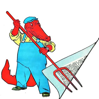 Логотип @croc_red - Красный Крокодил