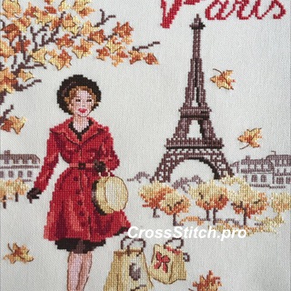Логотип @crossstitch_pro - Французская вышивка