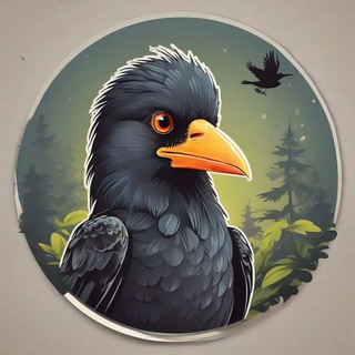Логотип @crow_kar - Телеграм Кар! Кар!