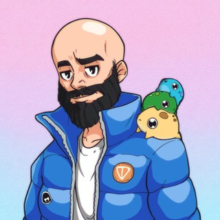 Логотип @crypt0reason - Лысею Богатею | TON NFT Stickers