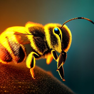 Логотип @cryptoclubitalia - The Blockchain Bee Chat