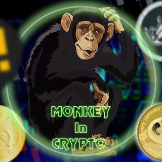 Логотип @cryptomotivators - Monkey in crypto 🐵