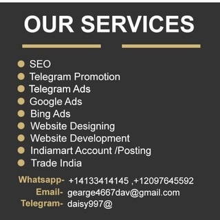 Логотип @cryptoseoansads - CRYPTO_ADS/WEBSITE_DEVELOPMENT/BULK_WHATSAAPP/TELEGRAM_ADS_SEO