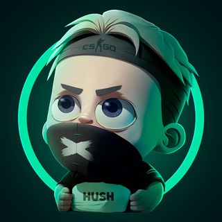 Логотип @csgohush - HUSH x CS2