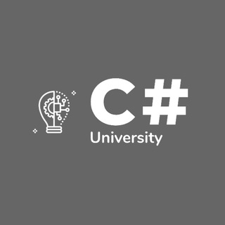 Логотип @csharp_uni - С# | University