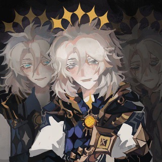 Логотип @cultofalbedo - worship of Albedo