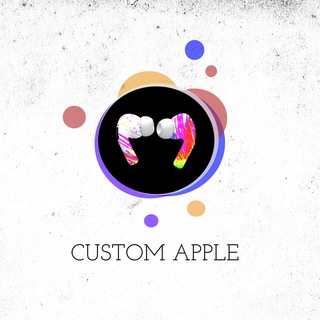 Логотип @customapplepods - Custom Apple | ЦВЕТНЫЕ AirPods 🎧🎨