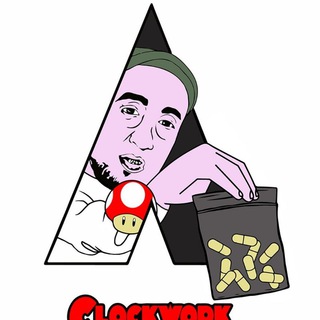 Логотип @cwmushroom - CLOCKWORK MUSHROOM🍄 - магазин грибного микродозинга и магичного чая