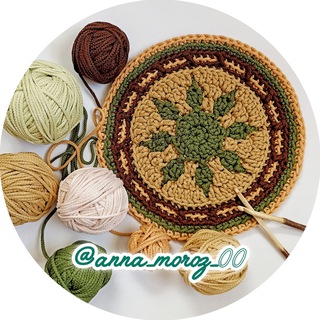 Логотип @cxema_annamoroz_00 - Мозаика с Морозовой. Вязание крючком.