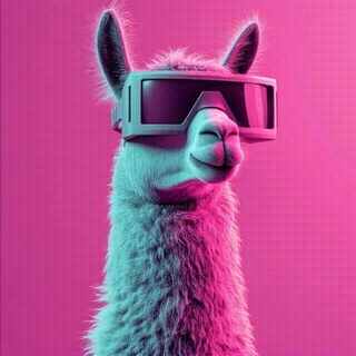 Логотип @cyber_lama_news - Кибер Лама - AI новости