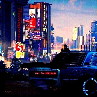 Логотип @cyberpunk_for_us - Киберпанк который мы заслужили
