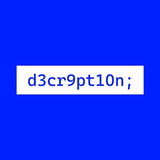 Логотип @d3crypt1on - decryption