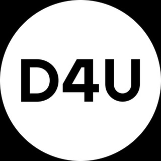 Логотип @d4u_ru - D4U | дизайн для тебя