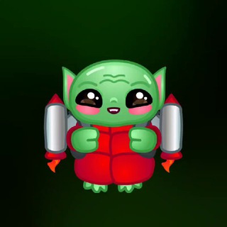 Логотип @daet_raketka - Летающий мальчик