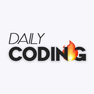 Логотип @dailycoding - Daily Coding 🔥