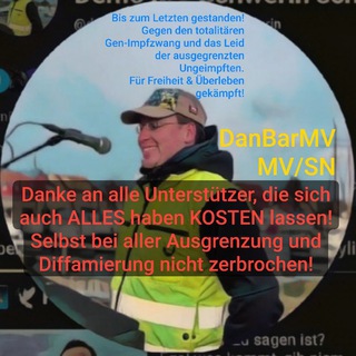 Логотип @danbarmv - Dan MV ☀️❤️🕊 🏅🕺🏝 🇩🇪🇮🇱🎗 (Ehemals: Demos Schwerin MV Daniel)