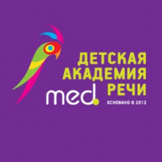 Логотип @darlogoakademia - Детская академия речи med.