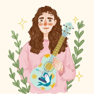 Логотип @dashakirpich - Даша Кирпич с укулеле и без