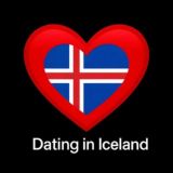 Логотип @dating_chat_iceland - Знакомства Наших в Исландии 🇮🇸 Чат | Dating Iceland Chat