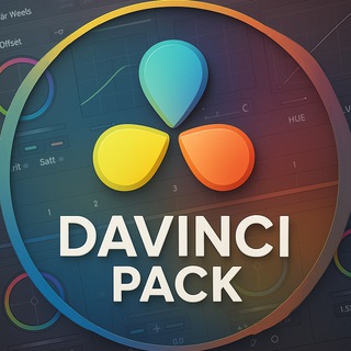 Логотип @davinci_pack - Шаблоны для DaVinci Resolve