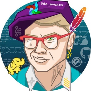 Логотип @de_events - Data engineering events