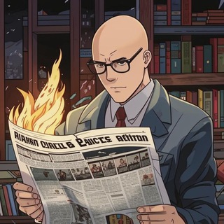 Логотип @deadpa - бумажный дед