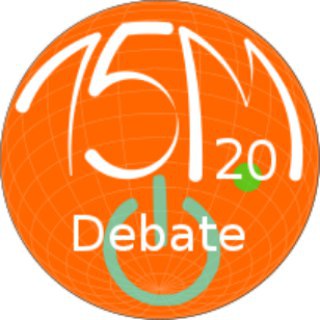 Логотип @debatir15m - Debate - 15M 2.0