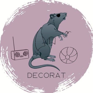 Логотип @decorats - decoRat.life