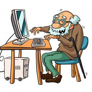 Логотип @dedinit - Дед in АйТи