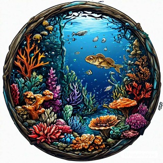 Логотип @deepsealifemag - Водный мир