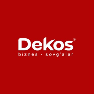 Логотип @dekosuz - Dekos - Biznes sovg‘alar