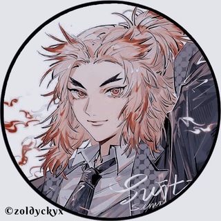 Логотип @demon_slicing - 𝄞 𝐃𝐞𝐦𝐨𝐧 𝐒𝐥𝐢𝐜𝐢𝐧𝐠 | Хедканоны клинка 𝄞