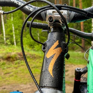 Логотип @denchik_chat - Я твою рулевую шатал 🚲