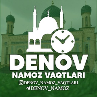 Логотип @denov_namoz - Denov Namoz vaqtlari