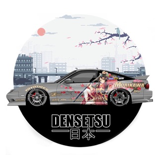 Логотип @densetsu_tg - D E N S E T S U 日本
