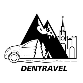 Логотип @dentravel - Dentravel. Визуальные экспедиции.
