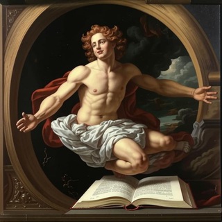 Логотип @denywrites - Денис в тексте завис