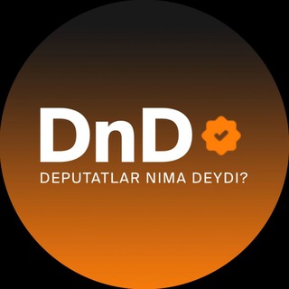 Логотип @deputatlar_nima_deydi - Deputatlar nima deydi? — Yangi chaqiriq