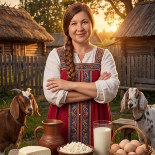 Логотип @derevenckajamama - Деревенская