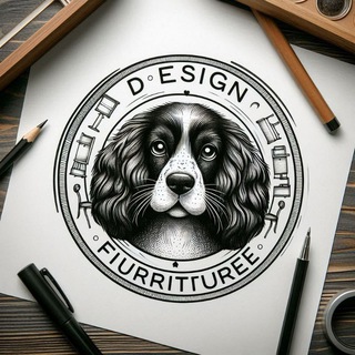 Логотип @design_interior_dog - Дизайн, мебель и собака