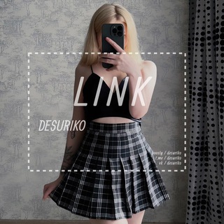 Логотип @desuriko_tyan - ⁺̣ ₊˚ 𝘋𝘦𝘴𝘶𝘳𝘪𝘬𝘰 𝘭𝘪𝘯𝘬 ˚₊