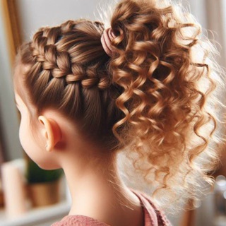 Логотип @detskiepricheski - Детские прически для девочек