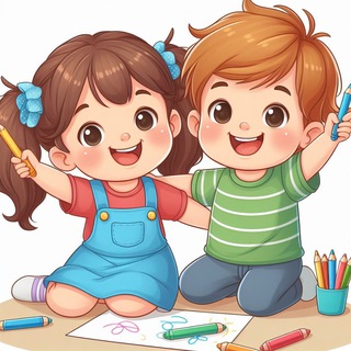 Логотип @detyam_interesno - Дети 🧸 Развитие и Игры 🎈